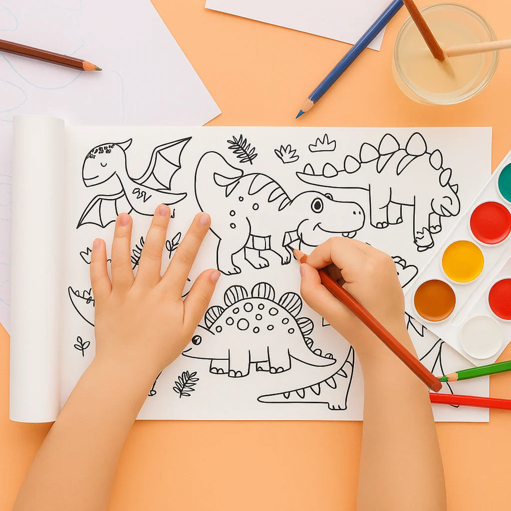 Drawing Roll for Kids- Sticker