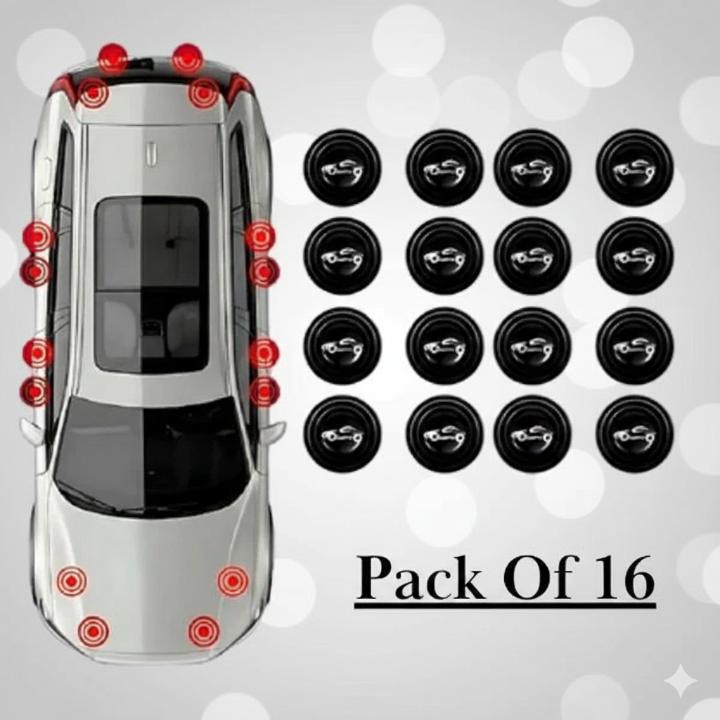(Pack of 16 )AutoEase™ Car Door Shock Absorber Rubber Pads